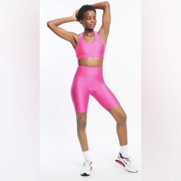 All Access Center Stage Biker Short in Influencer Pink, Size S - Picture 2 of 8